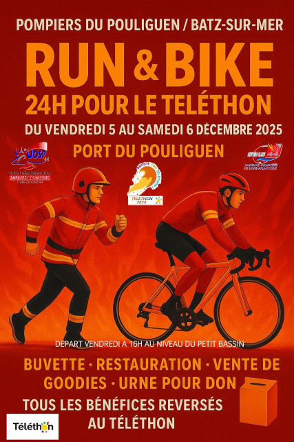 Run & bike – 24h pour le Téléthon !