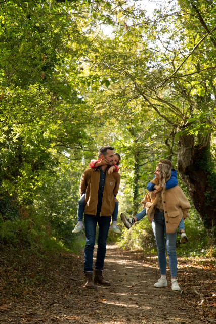 Séjour en automne en famille