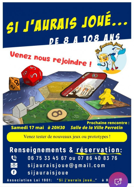 Si j'aurais joué... - Soirée jeux de sociétés - Herbignac