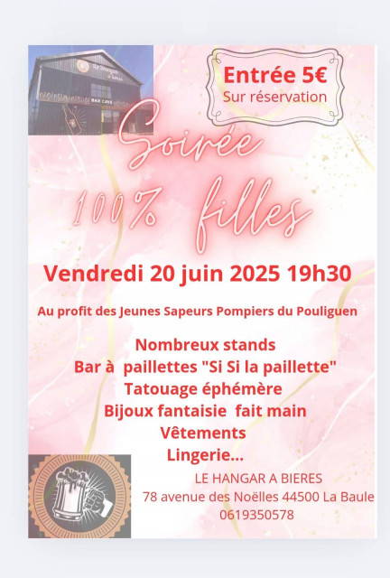 Soirée 100% filles au profit des sapeurs pompiers - La Baule 
