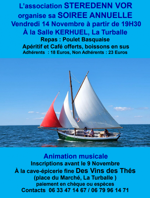 Soirée annuelle Steredenn Vor - La Turballe