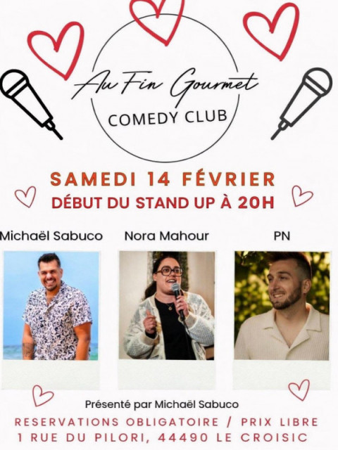 Soirée Comedy Club – 14 février au Fin Gourmet
