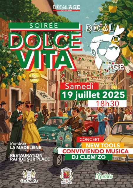 Soirée Décal'âge « Dolce Vita » - Village Kerhinet à Saint-Lyphard
