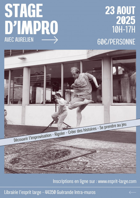 Stage - Théâtre d'impro avec Aurélien - Guérande