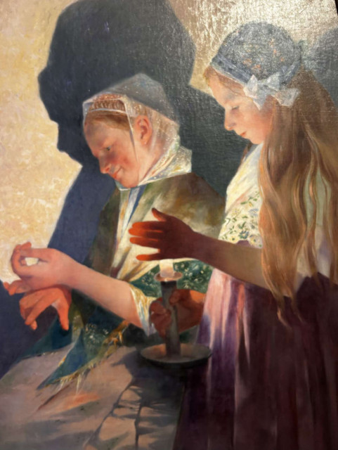 tableau ombres chinoises lapin 