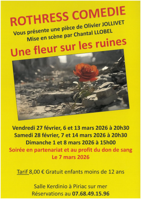 Théâtre Rothress Comédie - Piriac sur Mer