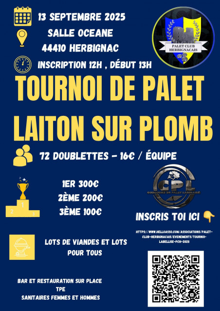 Tournoi de Palet laiton sur plomb - Herbignac