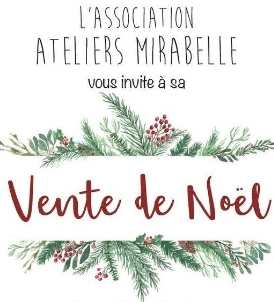 Vente de Noël 2025 - Ateliers Mirabelle Guérande