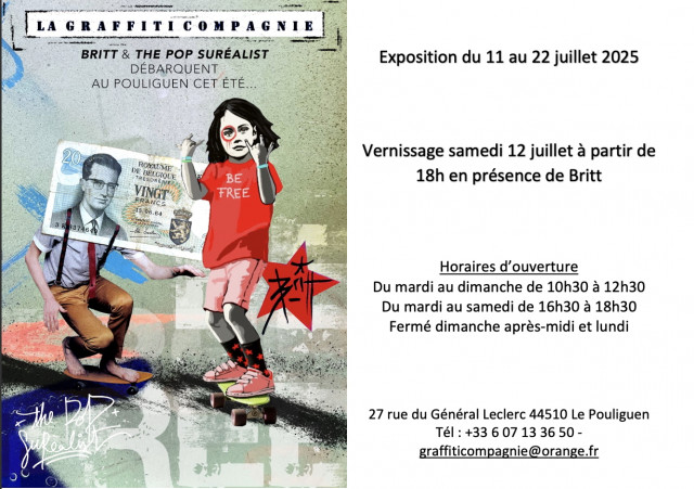 Vernissage exposition Britt et The Pop Suréalist 