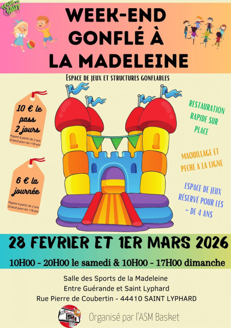 Week-End Gonflé à La Madeleine - Saint-Lyphard