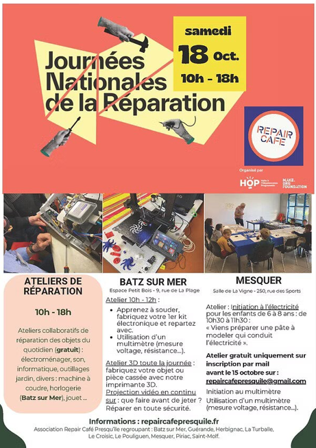 Journées nationales de la réparation - Mesquer