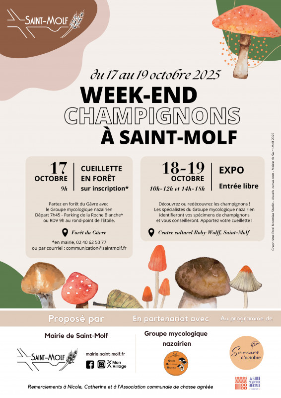 Week-end Champignons - Saveurs d'Octobre - St-Molf