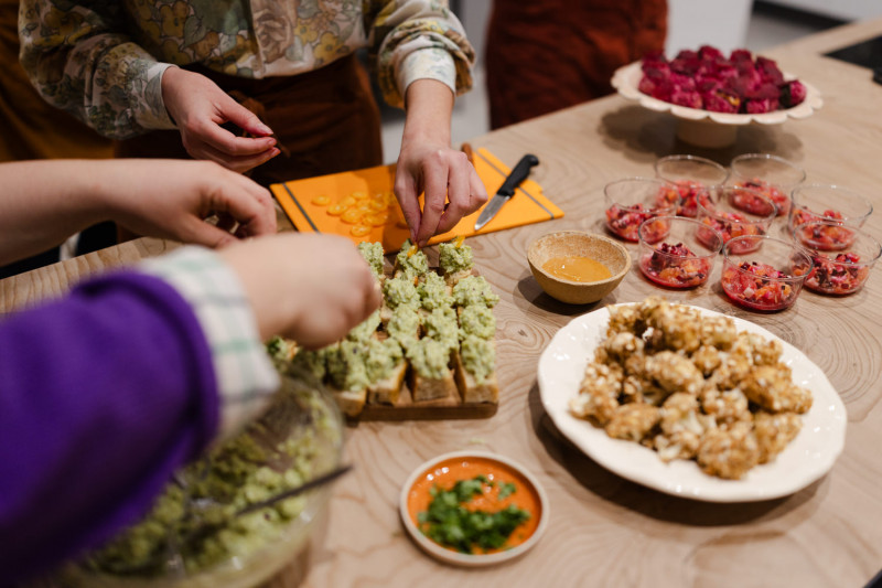 Cuisiner un apéritif végétarien - ST MOLF