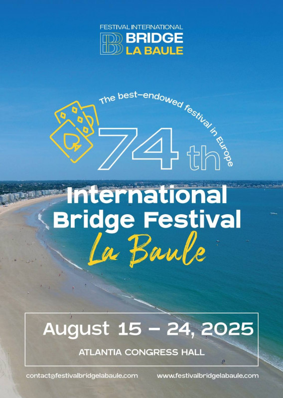 74ème Festival International de Bridge - La Baule