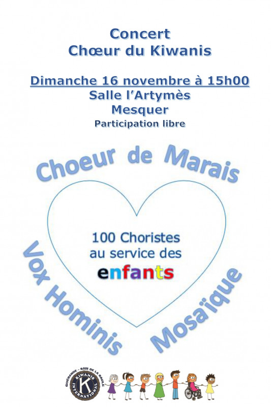 Concert Chœur du Kiwanis - Mesquer