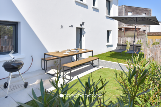 Appartement 6 personnes Norven - jardinet Piriac-sur-Mer - © LA Bay Locations Appartement 6 personnes Norven - jardinet Piriac-sur-Mer