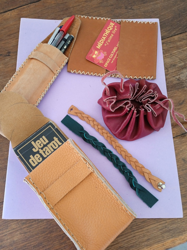 Atelier cuir - médiathèque de Pénestin