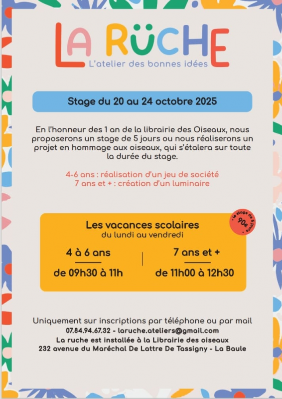 Atelier La Ruche x Les Oiseaux - La Baule