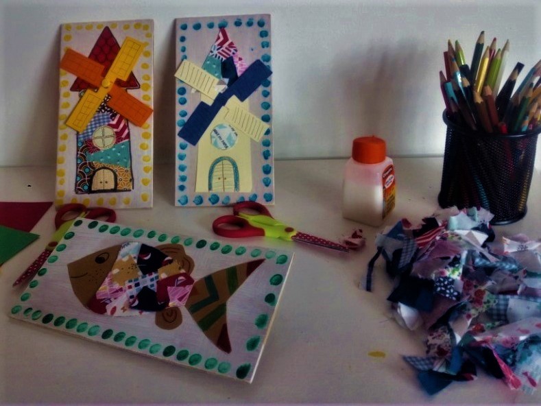 Atelier Moulin ou Poisson patchwork musée de la pêche la turballe