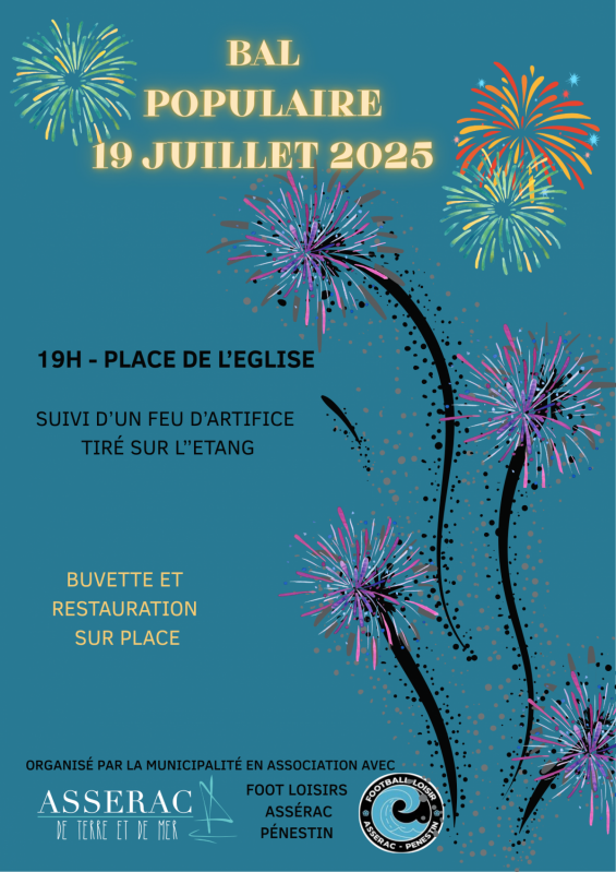 Bal populaire et feu d'artifice - Assérac