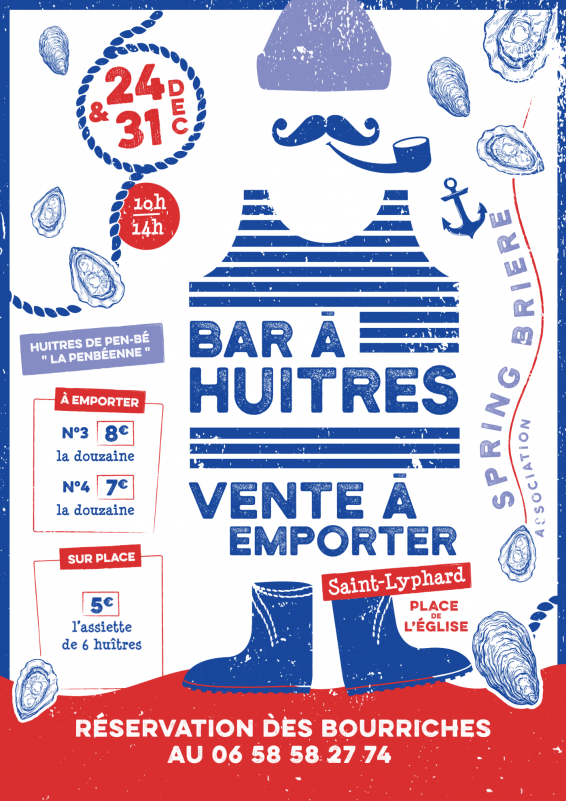 Bar à huîtres - vente à emporter - Saint-Lyphard