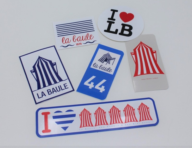 Boutique en ligne - Autocollant I LOVE LB - Office de tourisme La Baule Presqu'île de Guérande