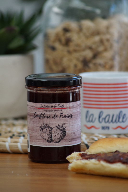 Boutique en ligne - Confiture de fraises Burban La Baule - Office de tourisme la Baule Presqu'île de Guérande