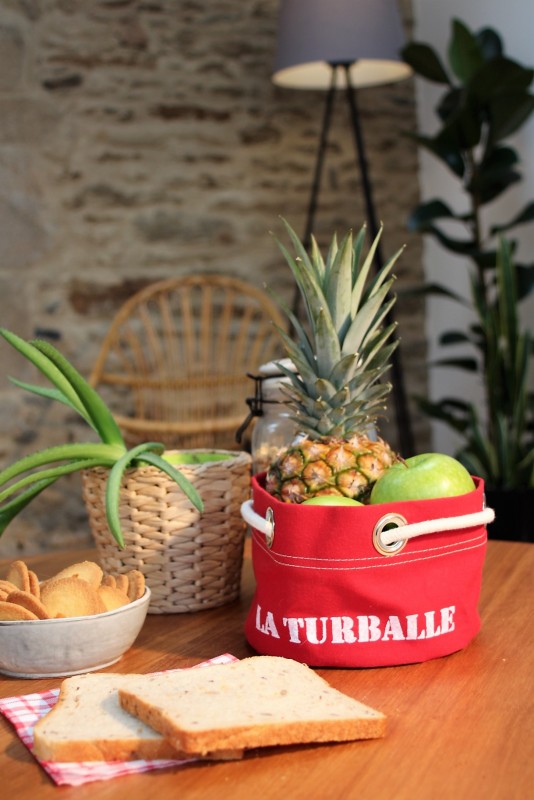 Hessian basket La Turballe