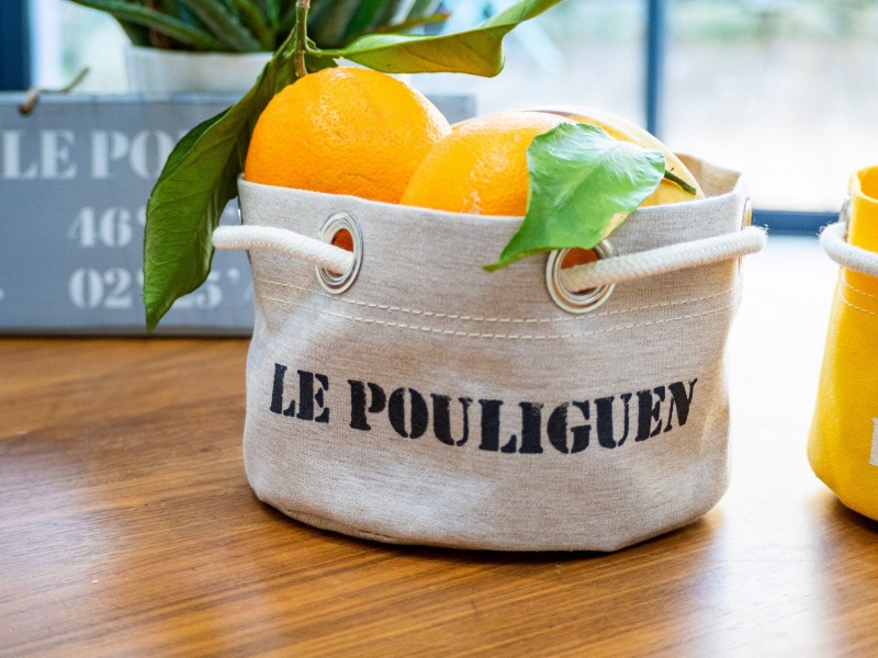 Hessian basket Le Pouliguen