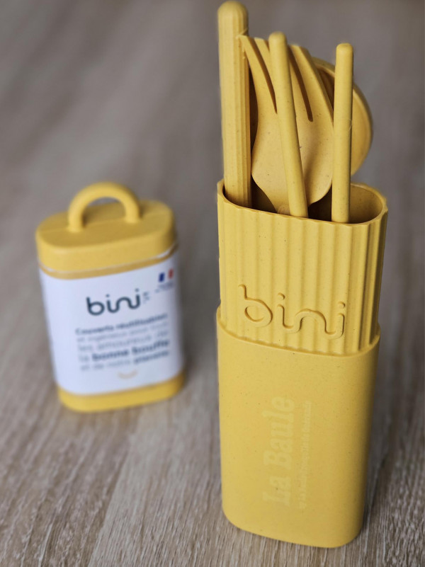Boutique en ligne - kit bini la Baule jaune - Office de tourisme La Baule Presqu'île de Guérande 