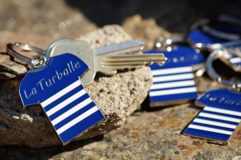 Boutique en ligne - Porte-clés marinière bleue la Turballe - Office de tourisme la Baule-Presqu'île de Guérande