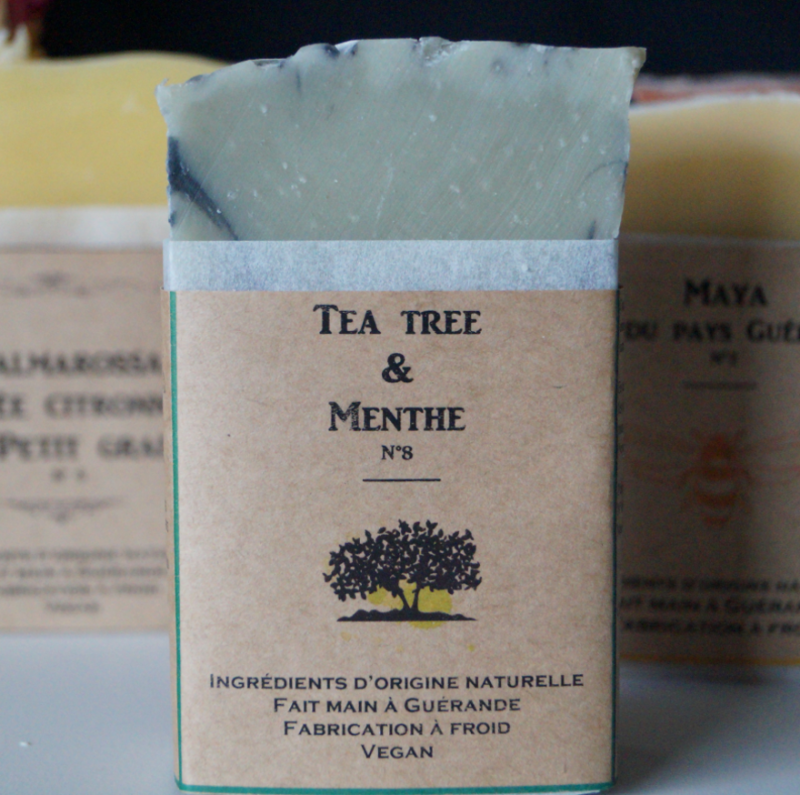 Boutique en ligne - Savon Tea tree/menthe - Savonnerie d'Anaïs - Office de tourisme la Baule-Presqu'île de Guérande