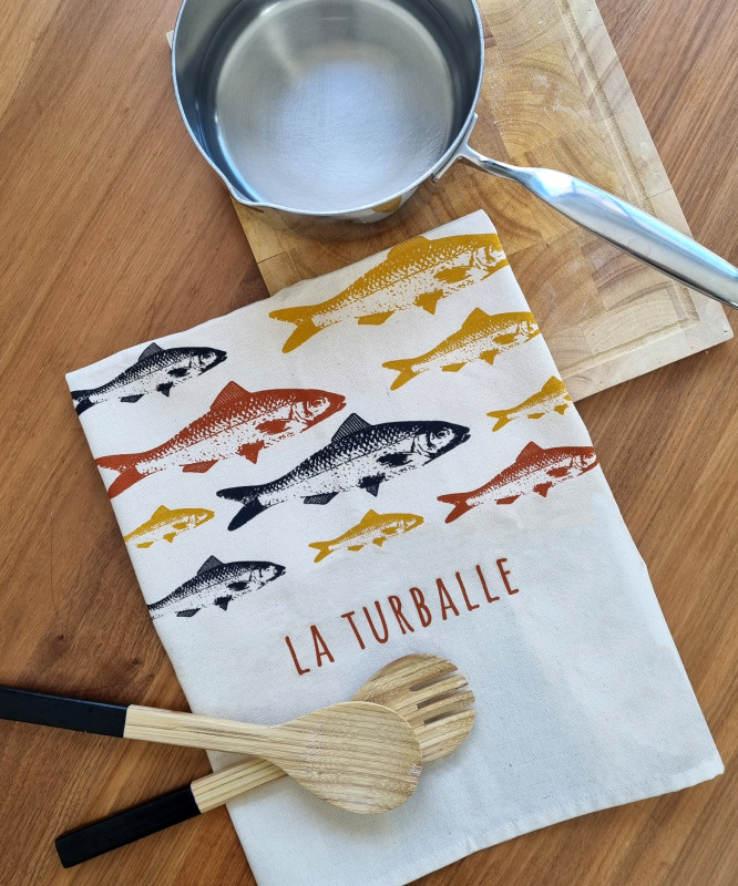Boutique en ligne - Torchon poissons - la Turballe - Office de tourisme la Baule-Presqu'île de Guérande