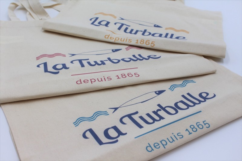 Boutique en ligne -  Tote bag Sardine La Turballe 1865 - Office de tourisme La Baule Presqu'île de Guérande