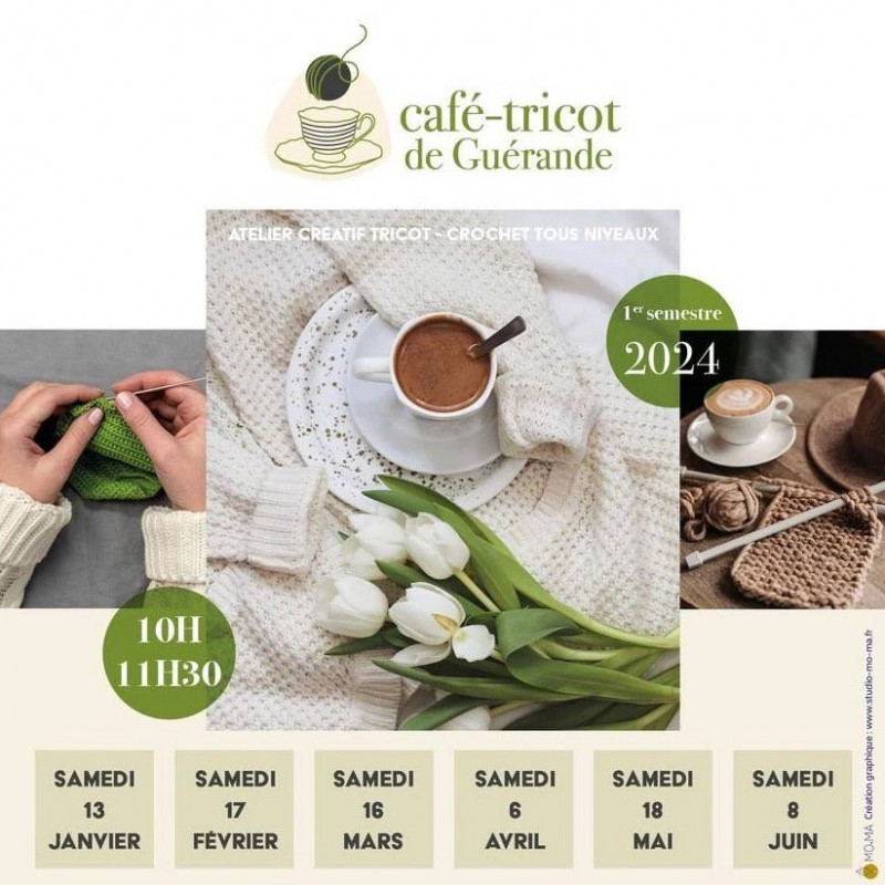 Café tricot-crochet - Guérande