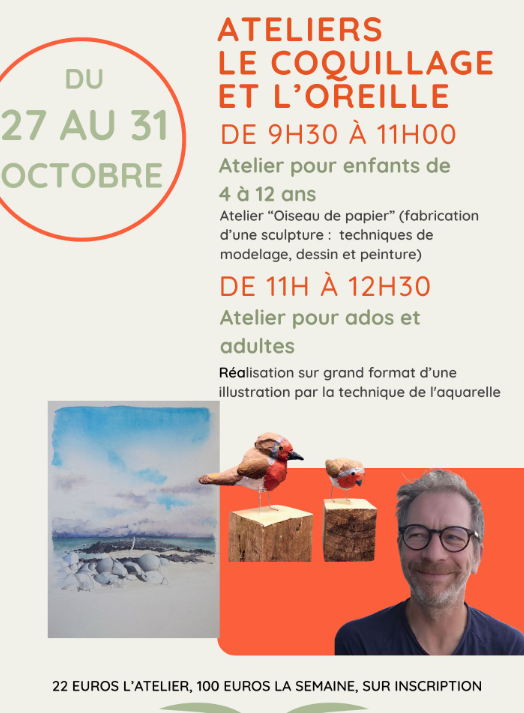 Ateliers - Le coquillage à l'oreille