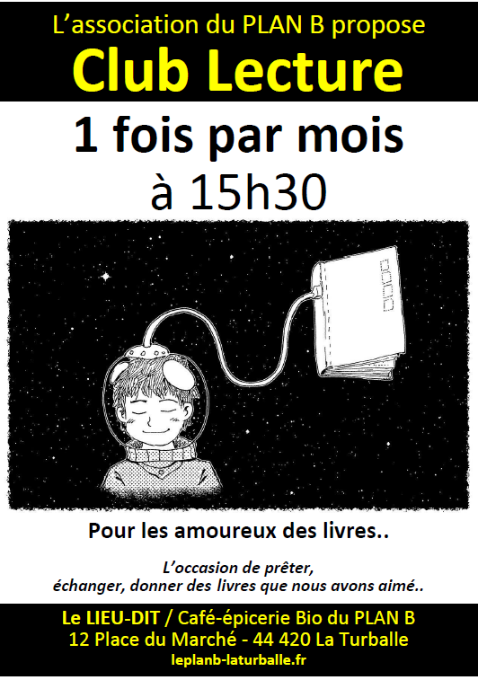 club lecture au plan b la turballe