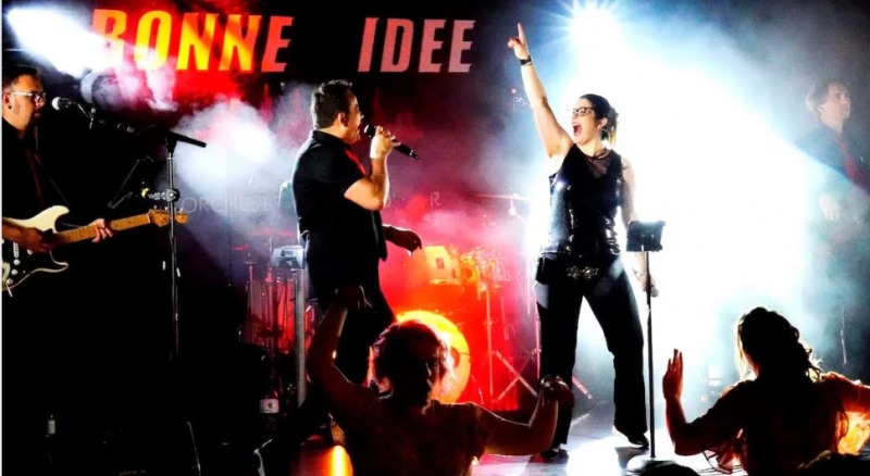 Concert avec le groupe 