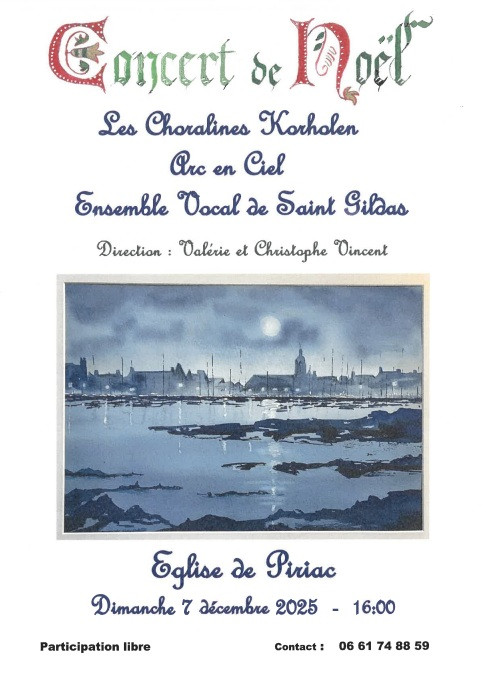 Concert de Noël - Piriac sur Mer Concert de Noël - Piriac sur Mer
