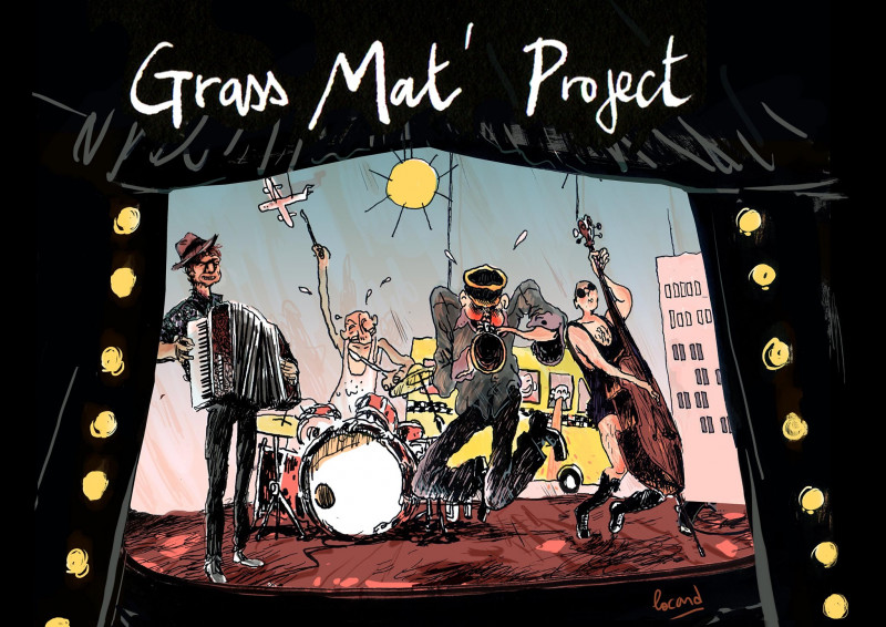 Concert : Grass Mat Project - L'Azimuth Café - Assérac