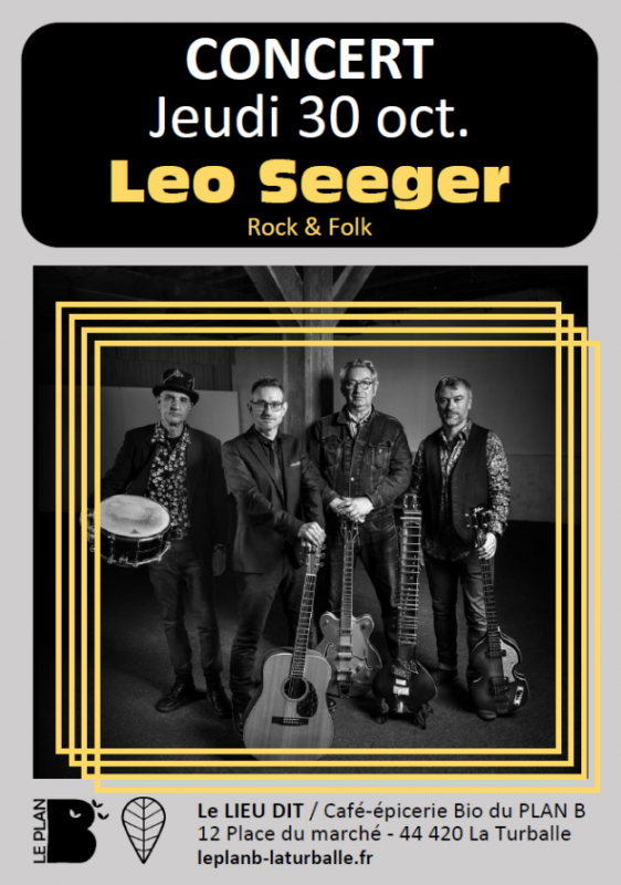 Concert : Leo Seeger - La Turballe