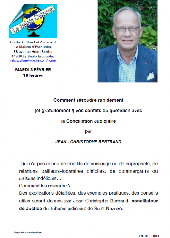 Conférence - Comment résoudre rapidement (et gratuitement) vos conflits du quotidien