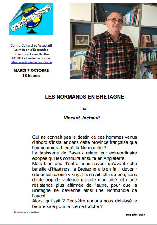 Conférence - Les Normands en Bretagne - La Baule