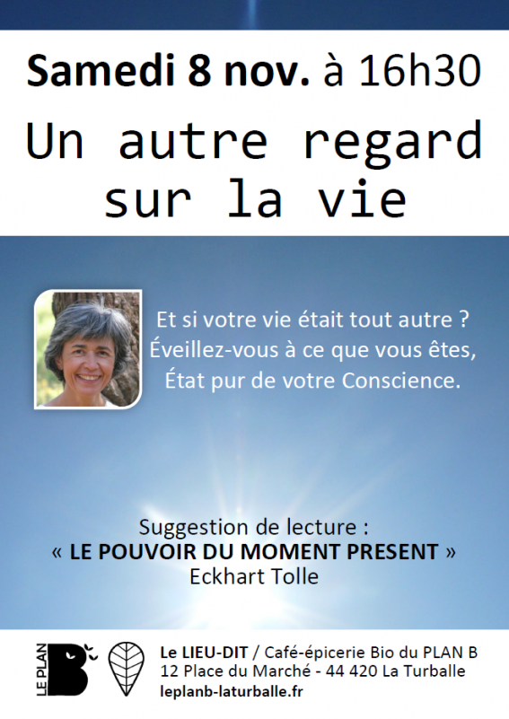 Conférence un autre regard sur la vie - La Turballe