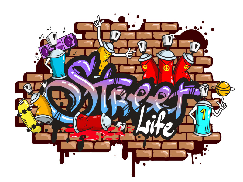 Exposition collective de Street art La Graffiti compagnie - Le Pouliguen 