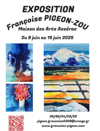 Exposition Françoise Pigeon - Maison des Arts d'Assérac