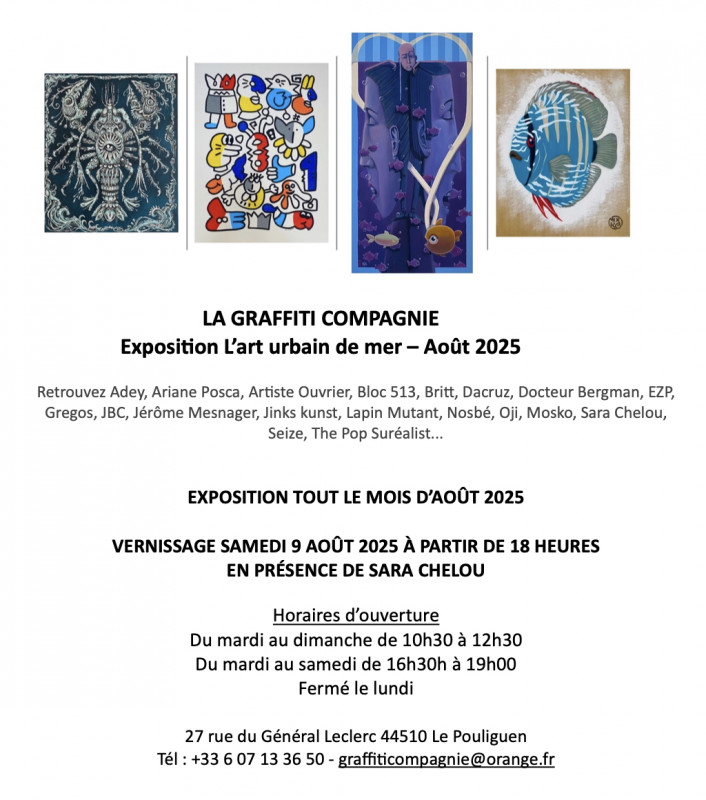 Exposition L'art urbain de mer - Le Pouliguen