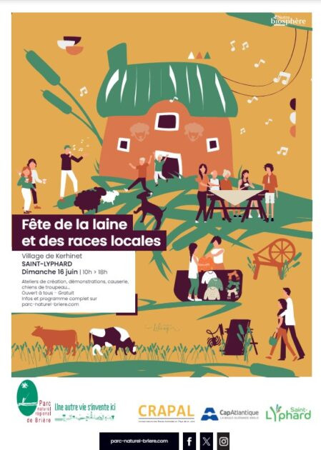 Fête de la laine et des races locales - Village de Kerhinet à Saint-Lyphard