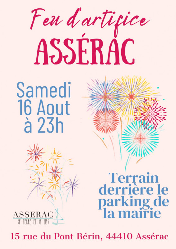 Feu d'artifice - Assérac