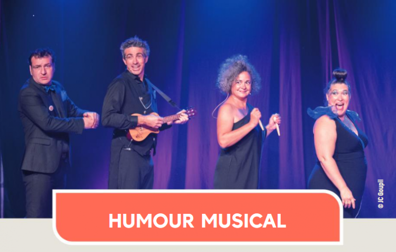 Humour Musical - Les Banquettes Arrières - Espace culturel Sainte-Anne - Saint-Lyphard